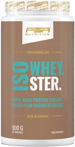 Isolat Whey Proteinpulver - Aspartamfrei, Laktosearm - Eiweiß für Deinen Muskelaufbau - Neutral - 900g - FSA Nutrition