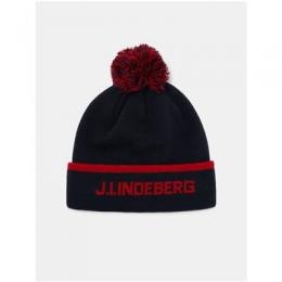 J.Lindeberg Stripe Beanie | jl navy one size