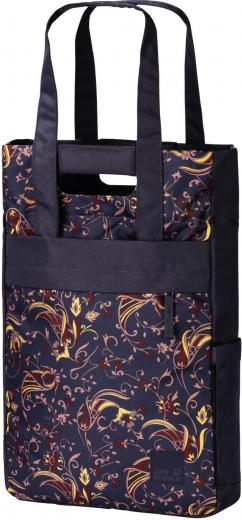 Jack Wolfskin Piccadilly Shopper mit Rucksackfunktion (8259 graphite all over)