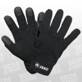 Jako Feldspielerhandschuhe Fleece schwarz/weiss Größe 8