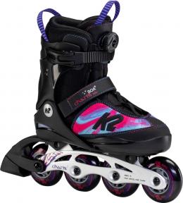 K2 Charm Boa Alu Junior Inliner (32.0-37.0, black/pink)