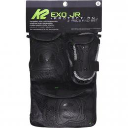 K2 Exo Pad Protektorenset Junior (XS, black/green)