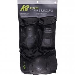K2 Exo Pad Protektorenset (S, schwarz/anthrazit)