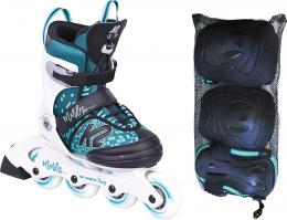 Aktuelles Angebot 99.90€ für K2 Inlineskate Set Marlee Pro Pack Kids (35.0-40.0 (L), design) wurde gefunden. Jetzt hier vergleichen.