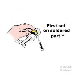 Kettenmarkierung farblich weiß 8 mm