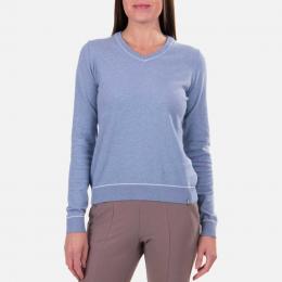 KJUS Kicki V-Neck Pullover Damen | calm blue 40