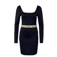 Kleid - Logo Tape Waistband Milano - Black
