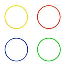 Koordinationsringe (4 Farben) - ø 50 cm