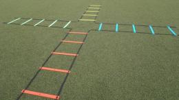 Kreuz-Koordinationsleiter - flach 4x2 m