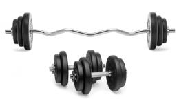 Kurzhantel- und SZ-Curlset - Gewicht: 52,5 kg