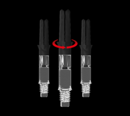 L-Style L-Shaft Carbon Silent Straight - Clear 190