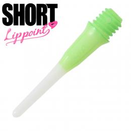 L-Style Lippoint Dartspitzen Two-Tone Gr?n-Weiss kurz 21mm