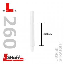L-Style Shaft Locked Straight Schaft wei? In-between L260 26.0 mm