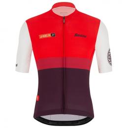 La Vuelta Burgos 2021 Kurzarmtrikot, für Herren, Größe 2XL, Radshirt, Radkleidun