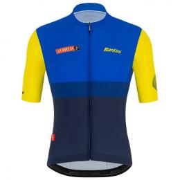 La Vuelta Galicia 2021 Kurzarmtrikot, für Herren, Größe XL, Rennradtrikot, Fahrr