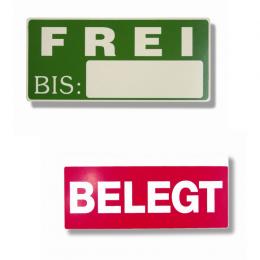 Liegeplatz Schild Frei/Belegt