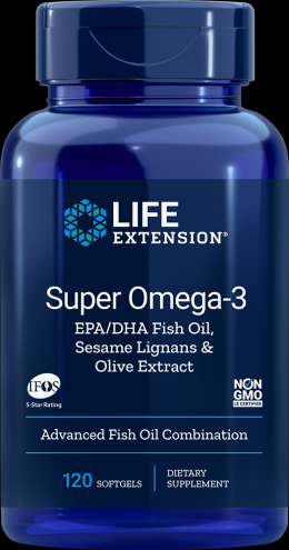 Life Extension - Super Omega 3 - EPA/DHA 120 Softgels - Fetts�uren & Vitamine