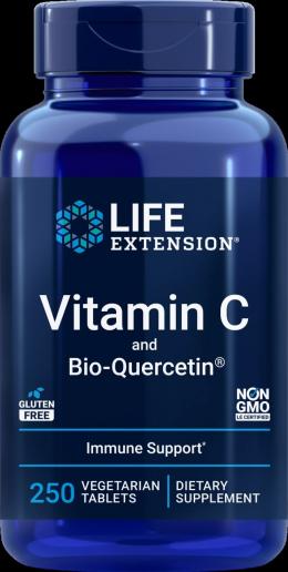 Life Extension Vitamin C mit Quercentin Phytosome 1000 mg - 250 vegetarische ...