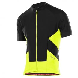 LÖFFLER Kurzarm-Windstopper schwarz-gelb Light Jacket, für Herren, Größe M, Fahr