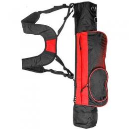 Longridge Pencil Stand-Bag | black-red