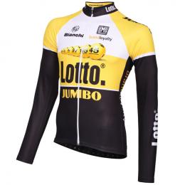 LOTTO NL-JUMBO 2015 Langarmtrikot, für Herren, Größe S, Radtrikot, Fahrradbeklei