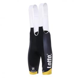 LOTTO NL-JUMBO 2016 kurze Trägerhose, für Herren, Größe S, Radlerhose, Fahrradbe