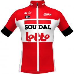 LOTTO SOUDAL 2022 Kurzarmtrikot, für Herren, Größe 3XL, Radlertrikot, Rennradbek