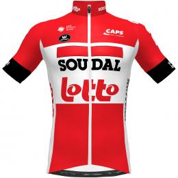 LOTTO SOUDAL Aero 2022 Kurzarmtrikot, für Herren, Größe XL, Rennradtrikot, Fahrr