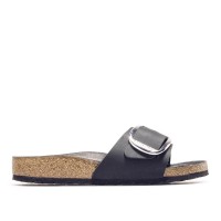 Madrid Big Buckle Black für Damen - Schmale Weite