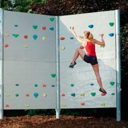Maillith Boulderwand mit Schieferplattenstruktur, frei stehend, 2 Elemente - ca. 15 m²