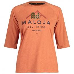 MALOJA Damen HimbeereM. Bikeshirt, Größe L, Radtrikot, Fahrradbekleidung