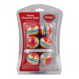 Masters Schaumstoff-Übungsbälle multicolor 6 Bälle
