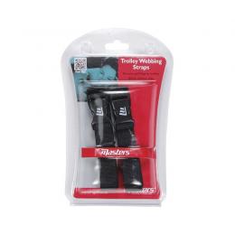 Masters Trolley Webbing Straps Trolleyband schwarz 2 Pack