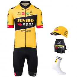 Maxi-Set (5Teile) TEAM JUMBO-VISMA 2022, für Herren, Fahrradbekleidung