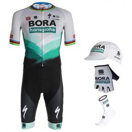 Maxi-Set BORA-hansgrohe Sagan Ex-Weltmeister Bomber 2021, für Herren, Fahrradbek