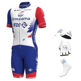 Maxi-Set GROUPAMA-FDJ PR 2022 (5 Teile), für Herren, Fahrradbekleidung