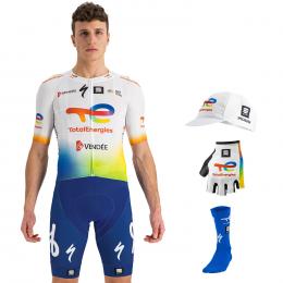 Maxi-Set TEAM TOTALENERGIES Pro Bomber 2022, für Herren, Fahrradbekleidung