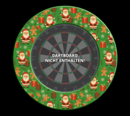 McDart Dartboard Surround Weihnachten - Nikolaus