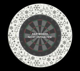 McDart Dartboard Surround Weihnachten - Symbole