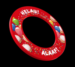 McDart Karneval Dartboard Surround - Mit Wunschtext