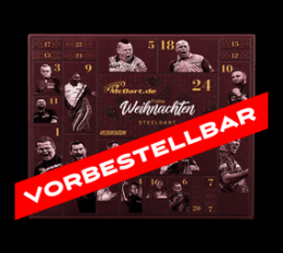 McDart Premium Adventskalender 2026 für Steeldart-Spieler