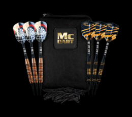 McDart Tasche mit 6 Softdarts und Zubehör
