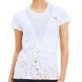 Metal Splash Deep V Training Tee Women