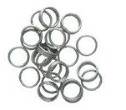 Metallringe Federringe für Nylon Schäfte  30 Stück
