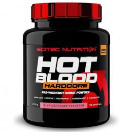 MHD 06/2025 Scitec Nutrition Hot Blood Hardcore 700g Red Fruits