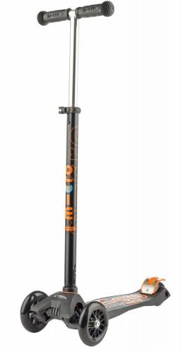 Micro Kickboard Maxi Micro deluxe mit T-Lenker (schwarz)