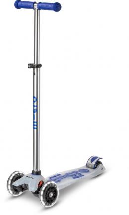 Micro Maxi Deluxe Flux LED Kinderkickboard (blue)