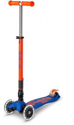 Micro Maxi Deluxe Foldable Neon LED Kickboard (blaze orange)