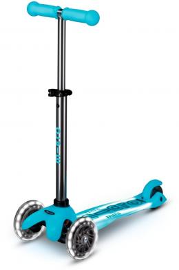 Micro Mini Deluxe Glow LED Plus Kinderkickboard (glacier aqua)