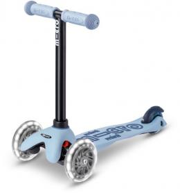 Micro Mini Deluxe Rock & Go LED Kinderkickboard (ocean slate)